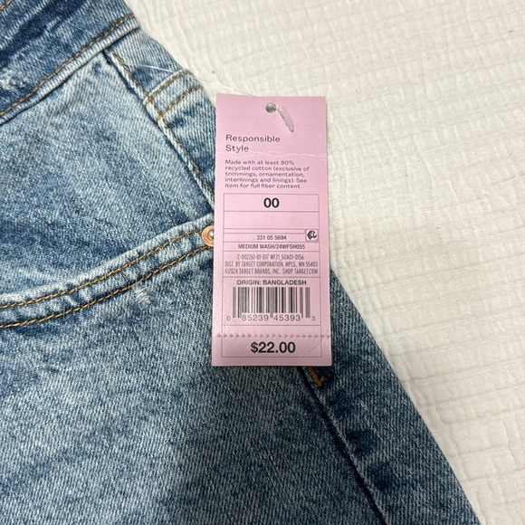 Wild Fable Mid- Rise Shorts - Size 00 - Picture 2 of 3